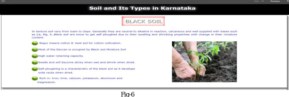 Figure 7: Seasonal Informatio This module will gives brief descriptions all about the seasons in Karnataka such as Summer, Winter and Rainy seasons where in also includes what are all the crops will be planted and harvest etc in the particular District 