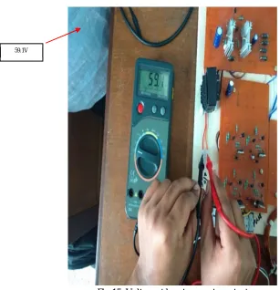 Fig 15: Voltage at boost converter output  