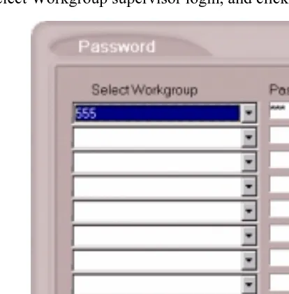 Figure 7.The Password window