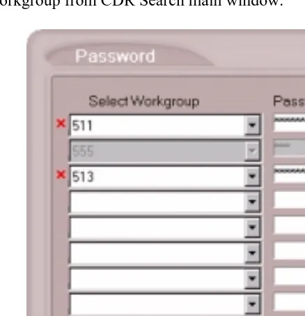 Figure 8.Incorrect password window