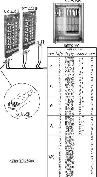 Figure 2-19: Connecting 4/8ATRU Trunk PCBs