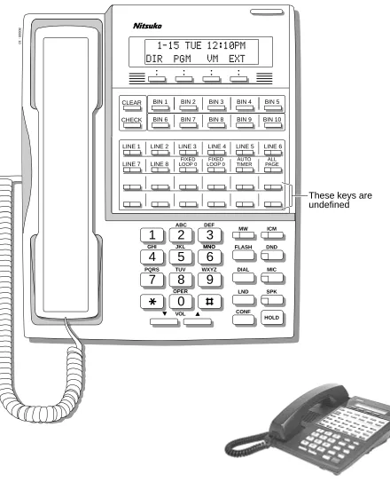 Figure 3:  34-Button Display Telephone
