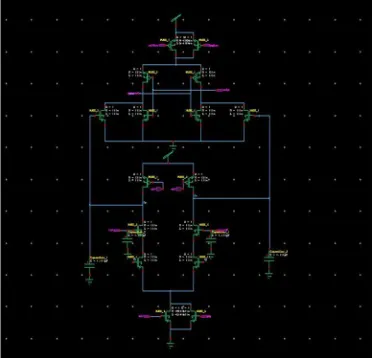 Figure 4.l Schematic of Proposed Comparator 
