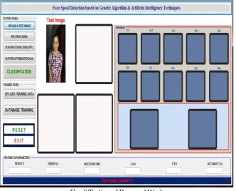 Fig. Error! No text of specified style in document. Working Window of Proposed Work 
