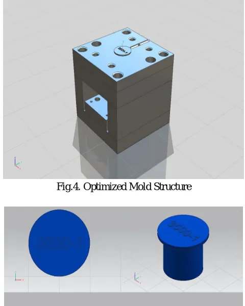 Fig.4. Optimized Mold Structure  