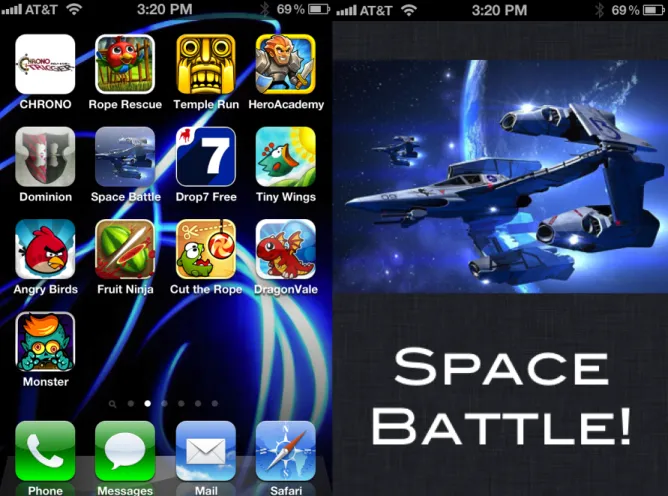 Figure 3.3: iOS Customized icon and splash screen