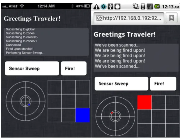 Figure 6.2: iOS and Android Screenshots