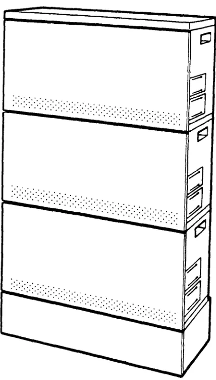 Figure 1-2 Outside View of the Electra Professional Level II Advanced KSUs 