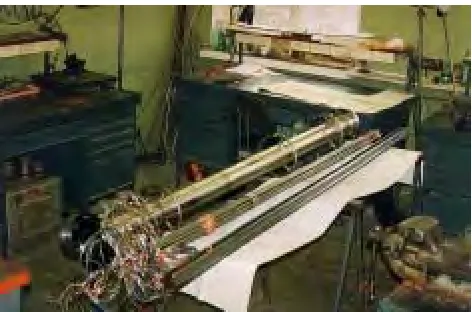 Figure 4: Test Channel with the 19-rod bundle simulator  