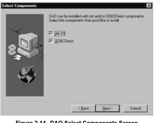 Figure 2-15   Select Components Screen