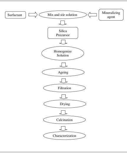 Figure 3.1: General experimental flow sheet. 