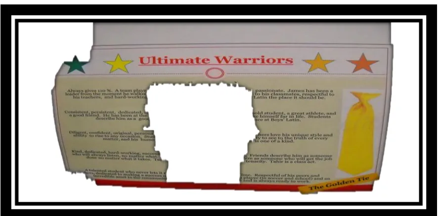 Figure 4  Ultimate Warriors Bulletin Board 