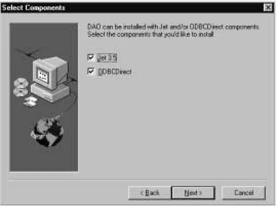 Figure 2-13   DAO Welcome Screen