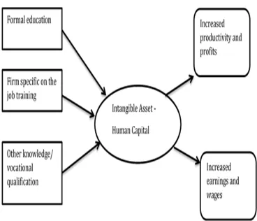 Figure 1.  Conceptual model of human capital theory  