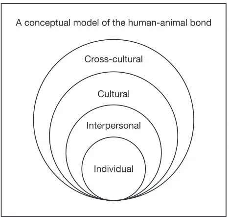 Figure 2: A conceptual model of the human-animal bond. From “Introduction: Using Context to Inform Clinical Practice and Research,” by C