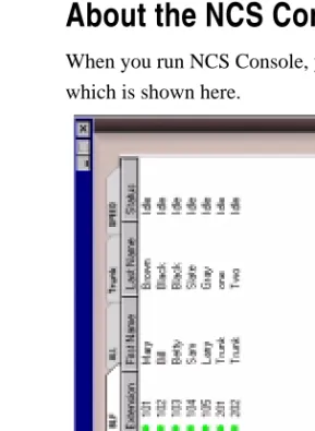 Figure 2.NCS Console main window