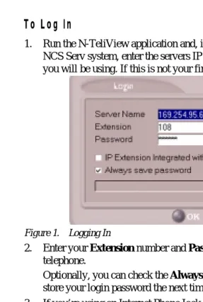 Figure 1.Logging In