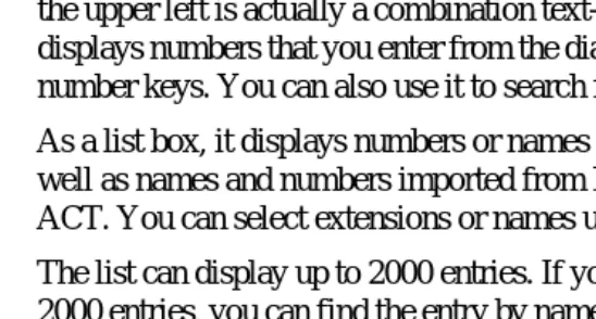 Figure 6.Dialing pad, also known as the Dialing window