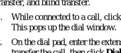 Figure 9.Confirming call transfers