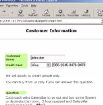 Figure 8. Contact.htm page