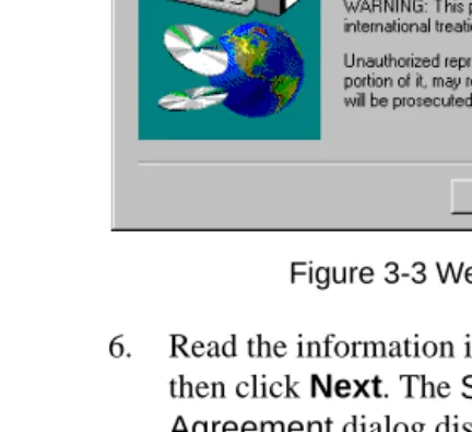 Figure 3-4 Software License Agreement