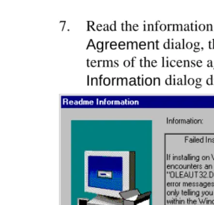 Figure 3-5 Readme Information Dialog