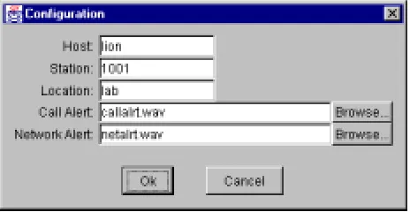 Figure 3-1   Configuration dialog box