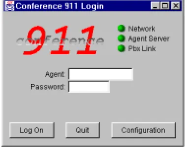 Figure 3-2   Conference 911 Login dialog box