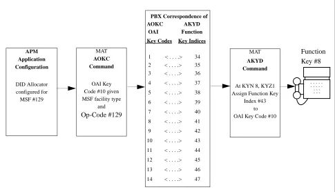 Figure 3-2   OAI Function Key Assignment Example