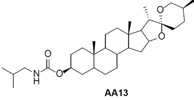 Figure 1. Structure of AA13.