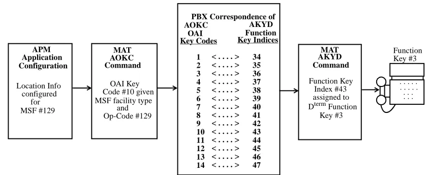 Figure 5-2   OAI Function Key Assignment Example