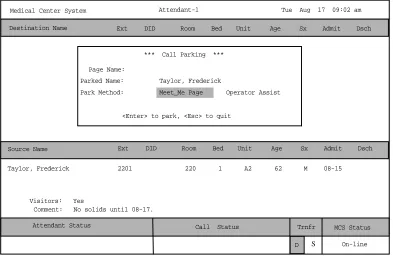 Figure 4-8   Call Park Function