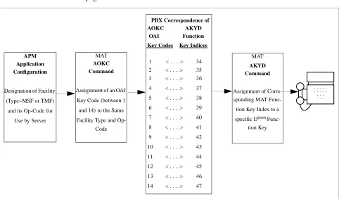 Figure 3-1   OAI Function Key Assignment