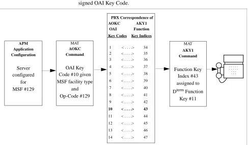 Figure 3-2   OAI Function Key Assignment Example