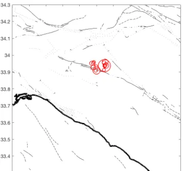 Figure 2.5 Modified ETAS forecast map for Chino Hills 