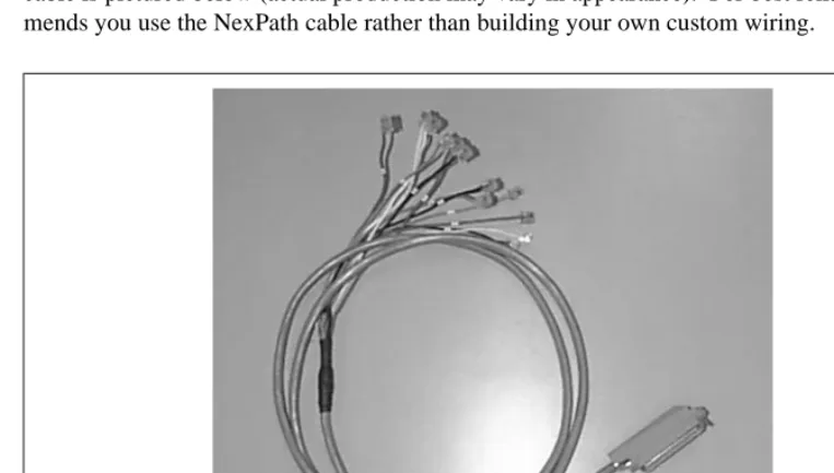 FIGURE 2-1: The RJ11-to-50-pin cable available from NexPath (actual production varies).