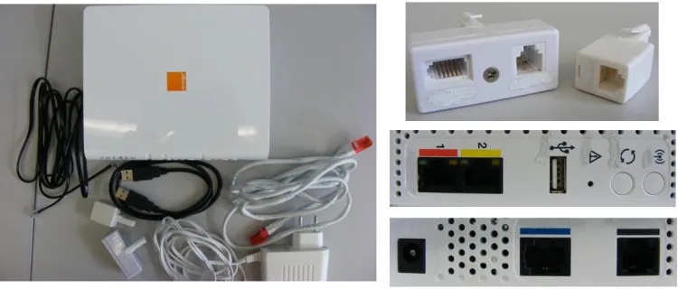 Figure 3Domain objects for the broadband set-up.
