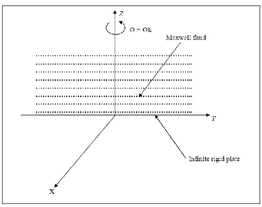 Fig. 1. The physical model and coordinate system