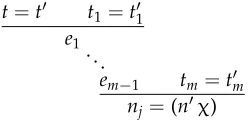Figure 5Possible dominance relations betweennodes that must appear in the equations used to rewritetby nj and the node occurring in t′