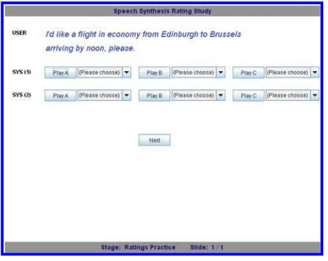 Figure 12Screenshot of webexp2 interface for gathering listener ratings.