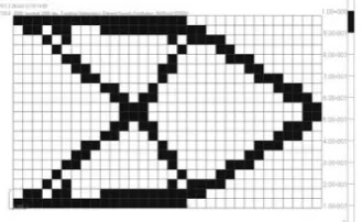 Fig. 10 Topology obtained with crossover probability 0.6  