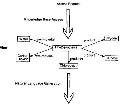 Figure 3 Accessing and translating a view of photosynthesis. 