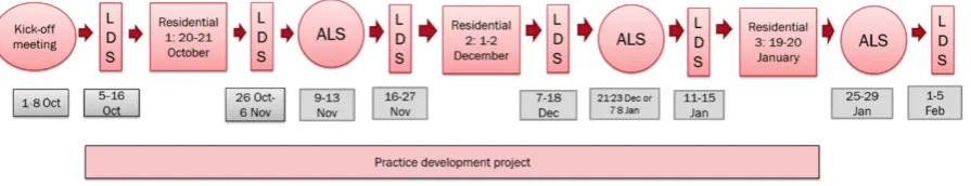 Figure 1: Programme timeline 
