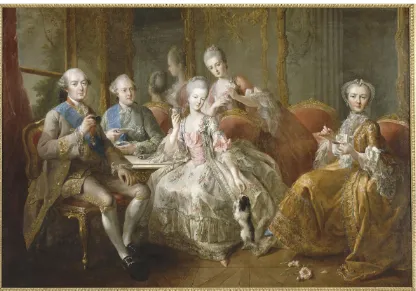 Figure 1: La Famille du duc de Penthièvre , ou, La Tasse de Chocolat. Jean-Baptiste 