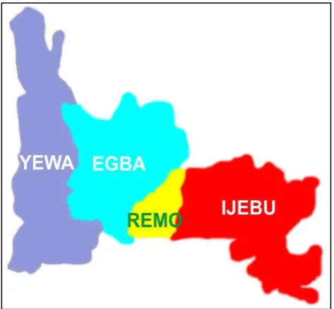 Figure 2: Map of Ogun state and Ijebu-Ode. Source: Murtala Oke.13 