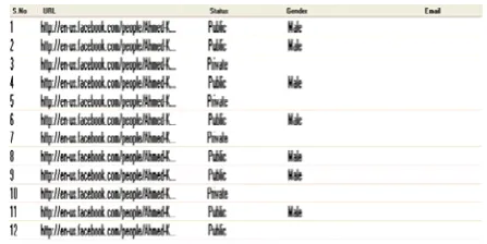 Fig 11. Data Exported into Excel Worksheet 