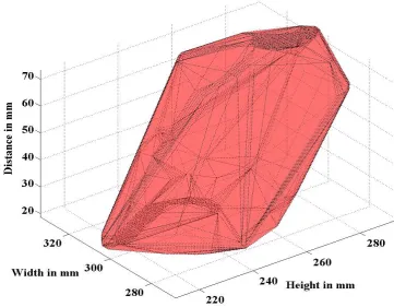 Figure 1.8 3D brain tumour visualization of MRI scan 536_32 in IBSR (536_T1) 