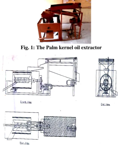 Fig. 1: The Palm kernel oil extractor   