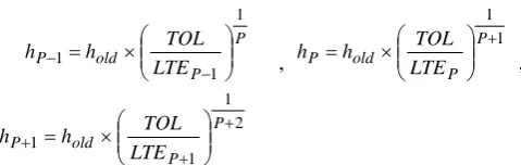 TABLE I  NUMERICAL RESULTS FOR PROBLEM (1). 
