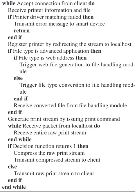 Figure 3 shows the software architecture of two compo-nents, CloudBridge user application and server daemon.